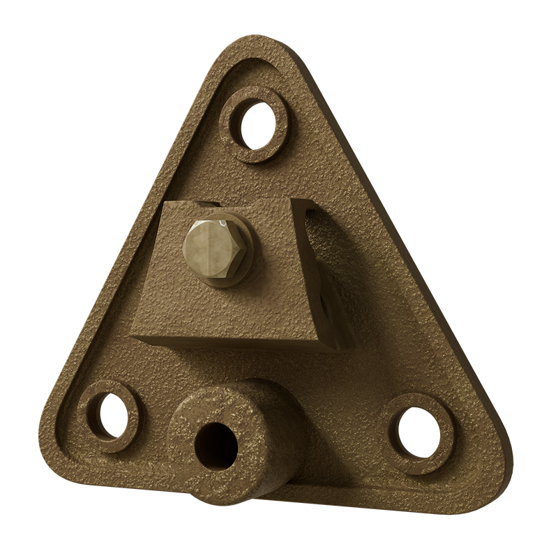 Base triangular para punta maciza TGBT