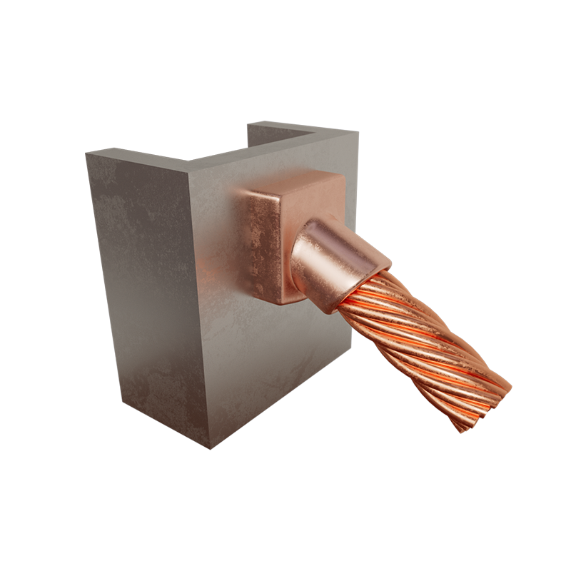 Cable a 45 a Placa Vertical Molde TGM-C45PV