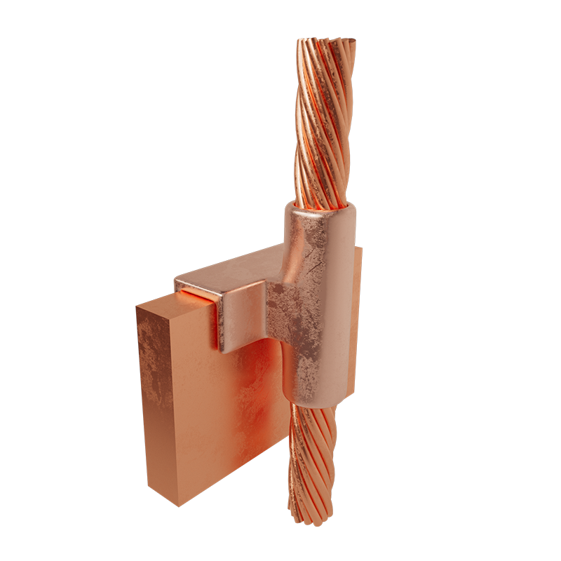 Cable a Barra Vertical de Tierra Molde TGM-CBVT
